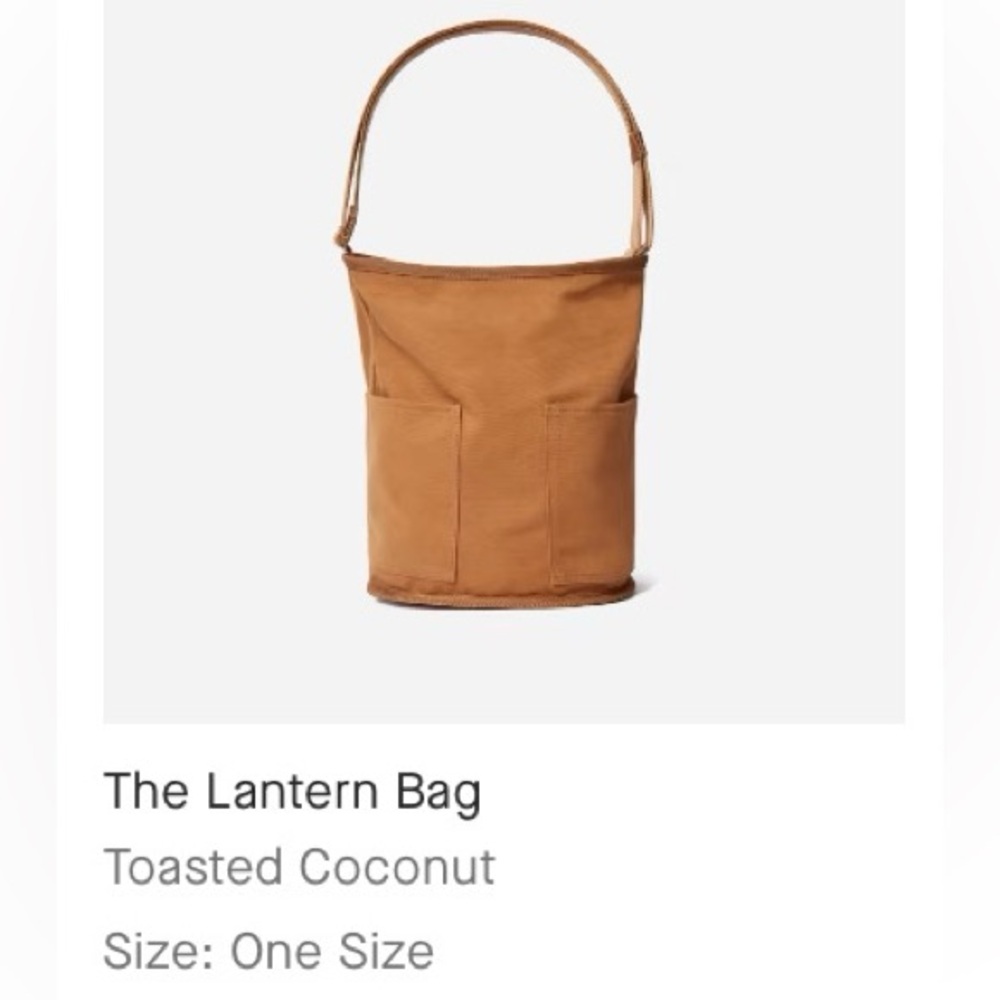 Everlane Canvas Lantern Bag